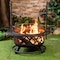 Deko Living 33 Inch Diameter Outdoor Steel Wood Burning Fire Pit Grill & Rotisserie COB10505 - alternate 7